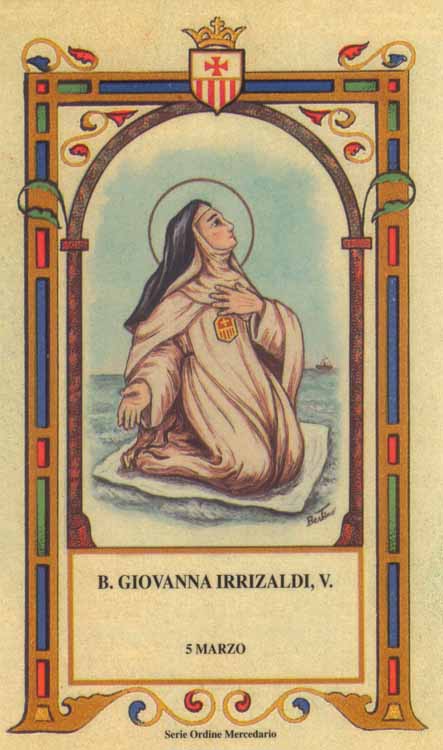 Beata Giovanna Irrizaldi - Vergine mercedaria