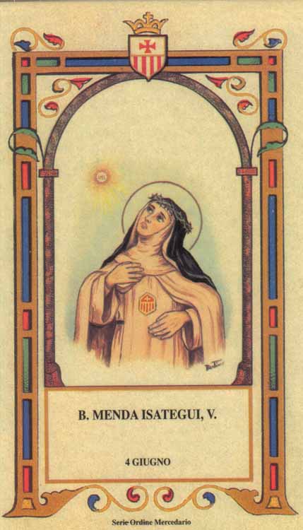 Beata Menda Isategui - Vergine mercedaria