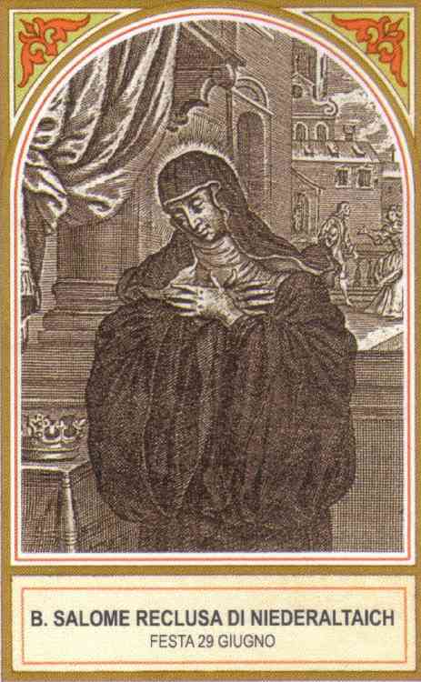 Beata Salome di Niederaltaich - Reclusa