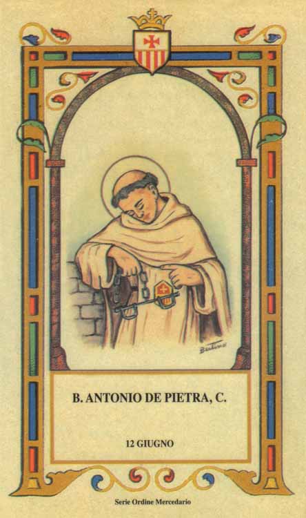 Beato Antonio de Pietra - Mercedario