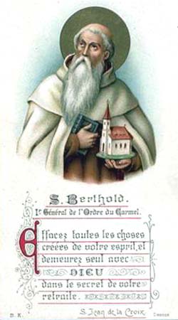 Beato Bertoldo - Priore generale dei Carmelitani