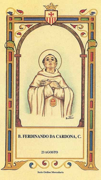 Beato Ferdinando da Cardona - Mercedario