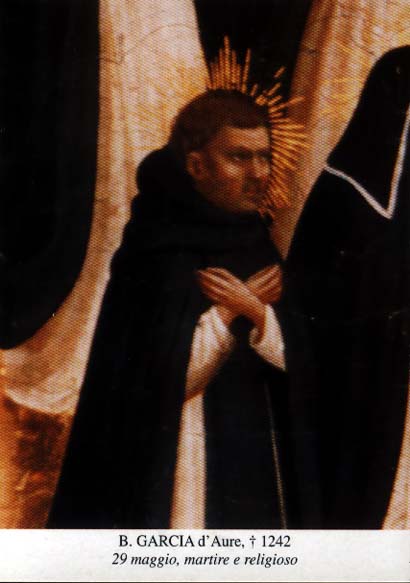 Beato Garcia d’Aure - Domanicano, martire