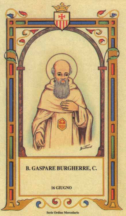 Beato Gaspare Burgherre - Mercedario