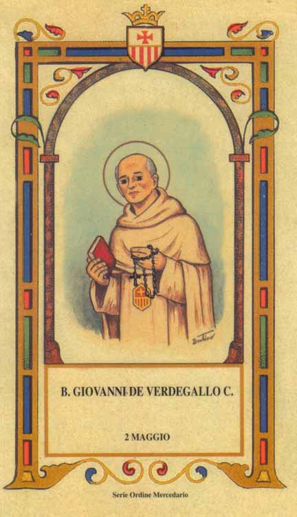 Beato Giovanni de Verdegallo - Mercedario