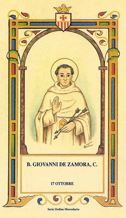 Beato Giovanni de Zamora - Mercedario