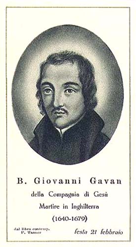 Beato Giovanni Gavan (Gawen) - Martire in Inghilterra