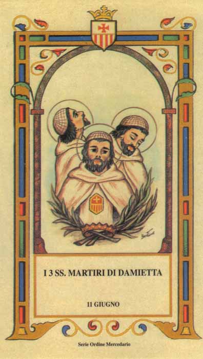Santi 3 Martiri Mercedari di Damietta - 