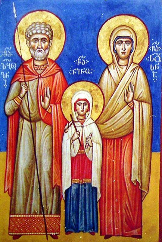 Santi Zebulone e Susanna - Genitori di Santa Nino di Georgia