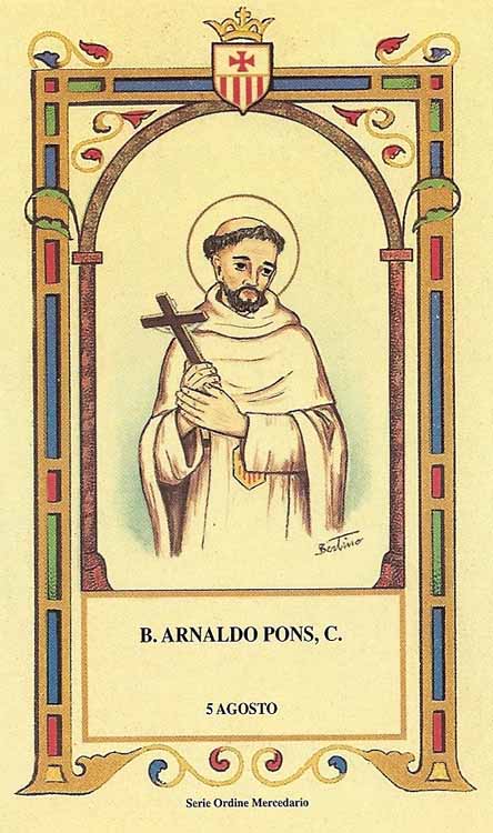 Beato Arnaldo Pons - Mercedario