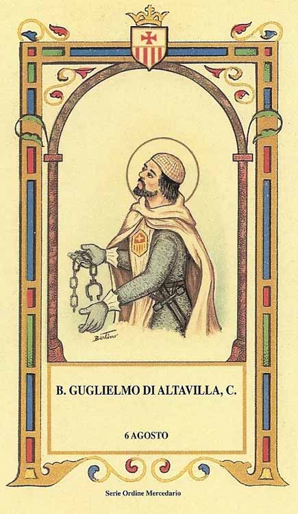 Beato Guglilmo di Altavilla - Mercedario